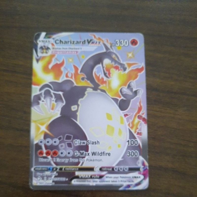 Pokemon Card Charizard Vmax