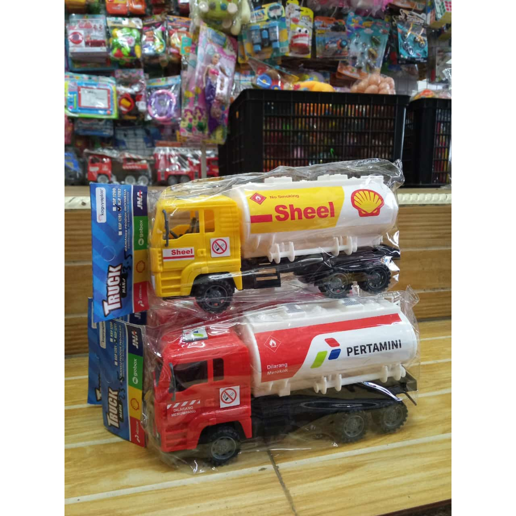 mainan anak truk tangki shell kgp1202