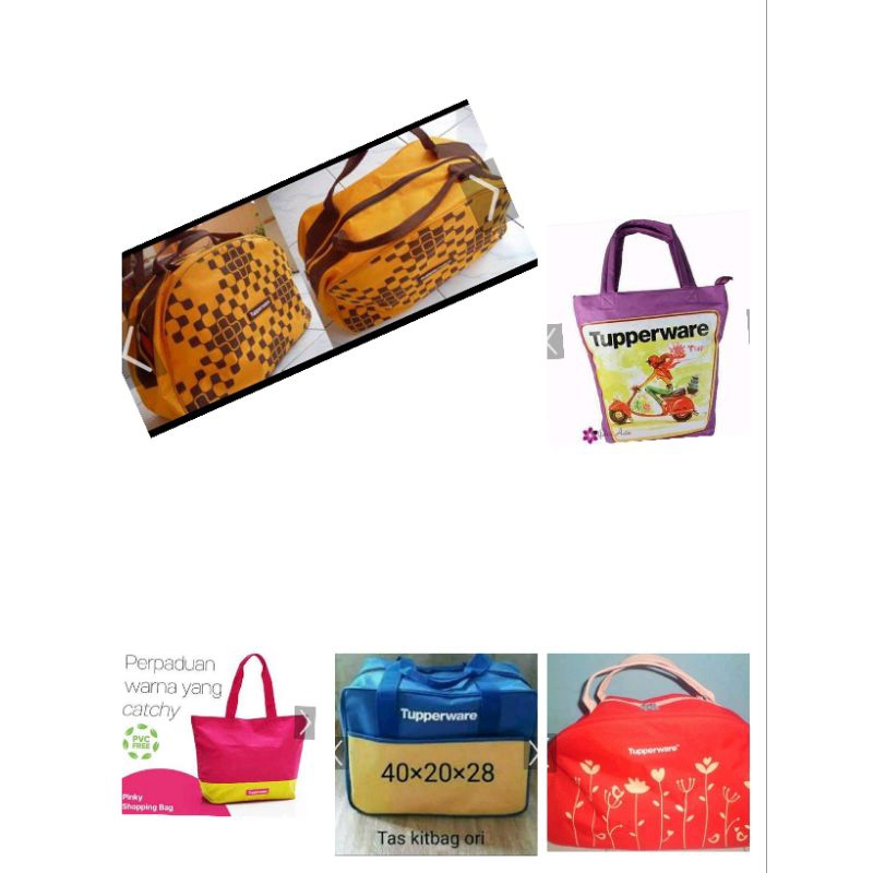 tas piknik Tupperware/ tas bekal