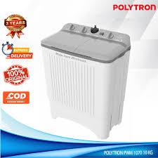 POLYTRON MESIN CUCI 2 TABUNG 10 KG