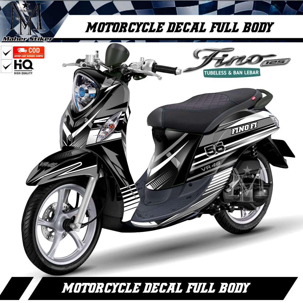 Decal Full Body Fino New 125 Variasi Racing