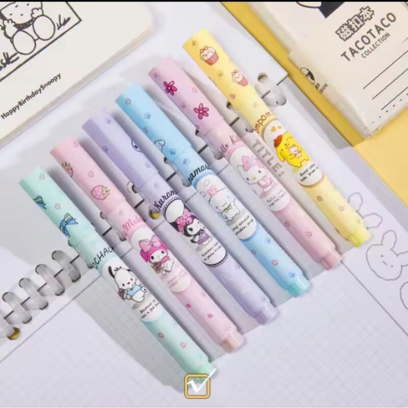 

MINISO Stabilo / Highlighter Sanrio pack isi 6/ 3pcs