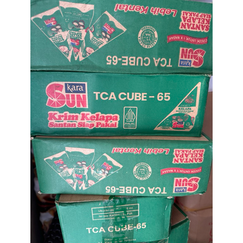 

(TOKO PAK GEMBUL) Santan Kara Sun TCA Cube-65