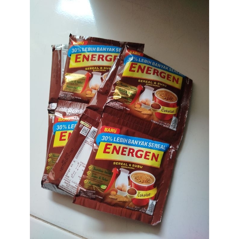 

Energen Rasa coklat serenceng isi 10 pcs