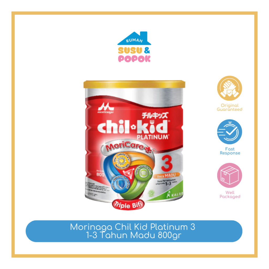 Morinaga Chil Kid Platinum 3 1-3 Tahun Madu 800gr