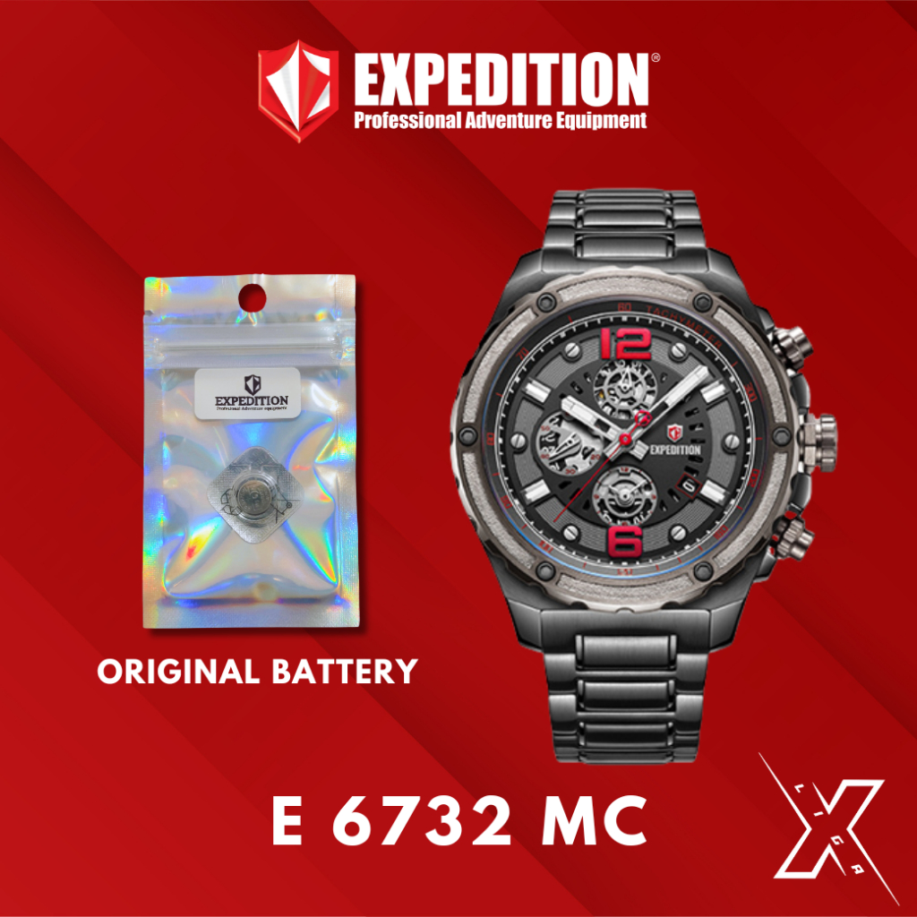 Baterai Jam Tangan Expedition E 6732 MC Original