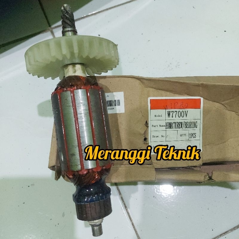 id3877 Armature angker mesin poles Wipro 7" 7 inchi W7700V W7700 W 7700 Original