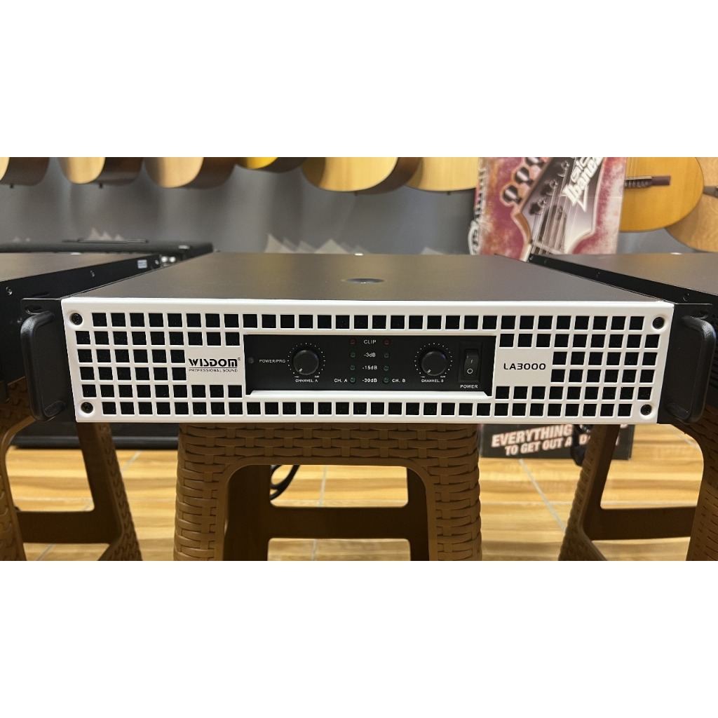 Wisdom LA3000 Power Amplifier LA 3000 LA-3000