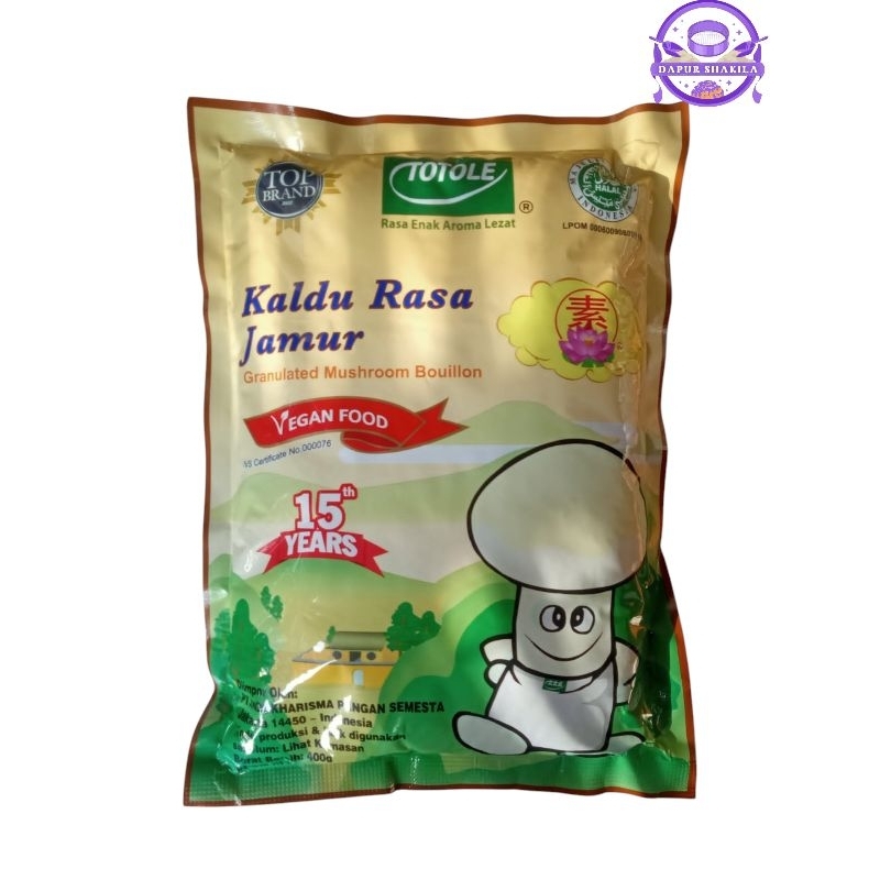 

Totole Kaldu Jamur 400gr Penyedap Masakan Rasa Jamur