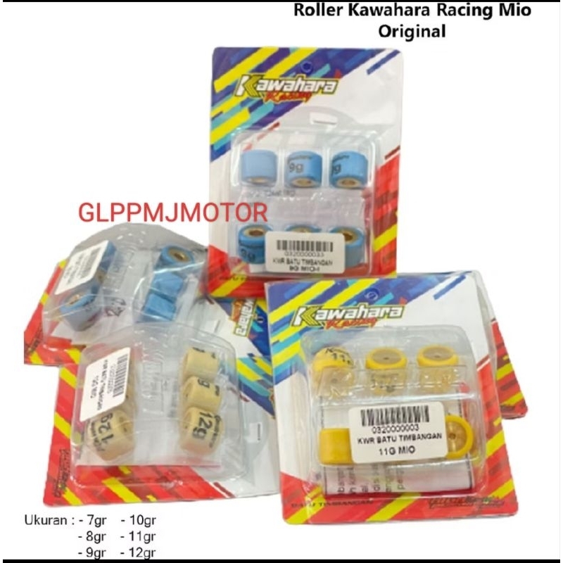 KAWAHARA Roller Roler Loler Racing Set MIO Sporty Soul Smile Nouvo Nuvo Fino Karbu 7 8 9 10 11 12 Gr