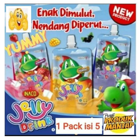 

Inaco jelly drink nata de coco | isi 5 pcs