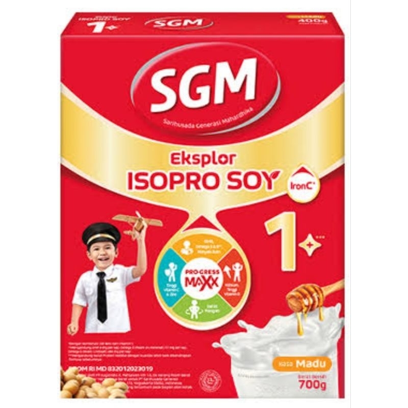 

SUSU SGM SOYA 700Gr VANILA + MADU