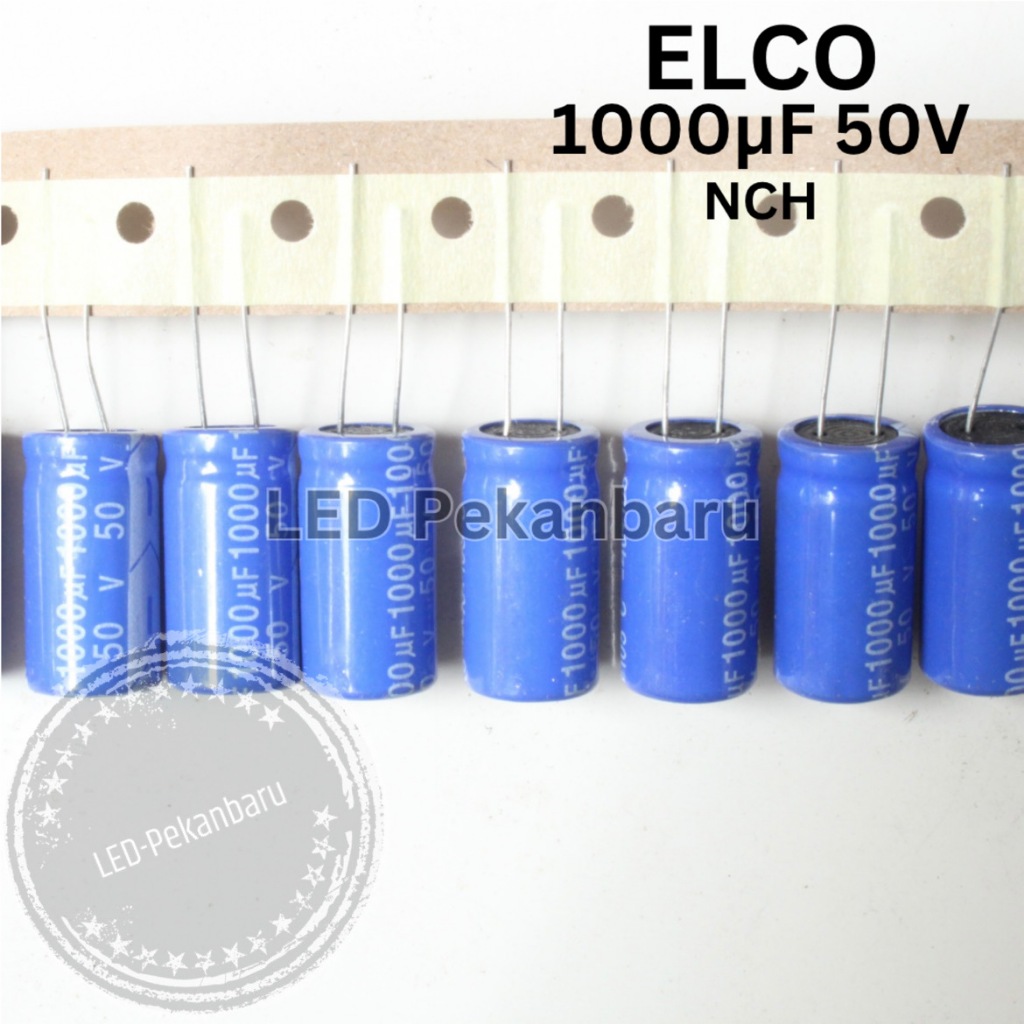 ELCO 1000UF 50V 1000 UF 50 VOLT CAPASITOR ELKO