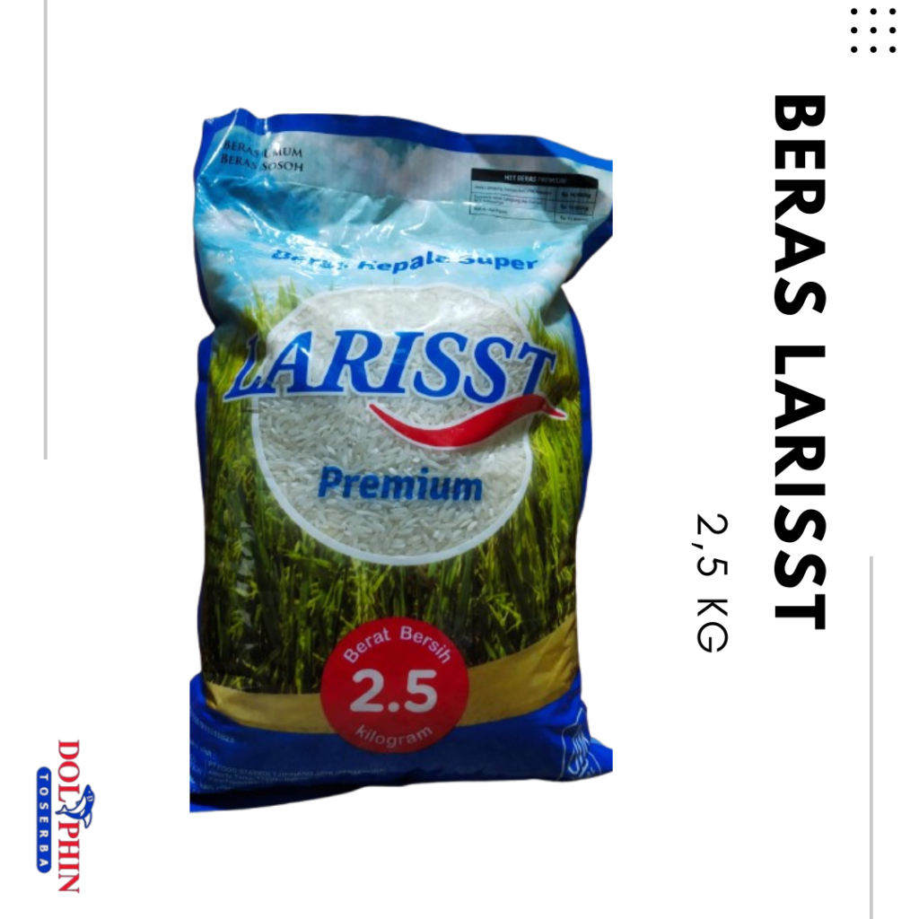 

1 BUNGKUS - BERAS LARISST PREMIUM 2,5 KG