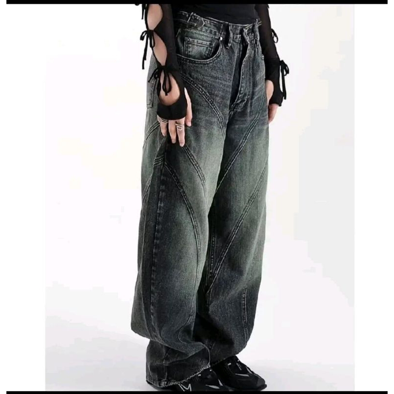 BAGGY JEANS CATHA BLACK SZ M