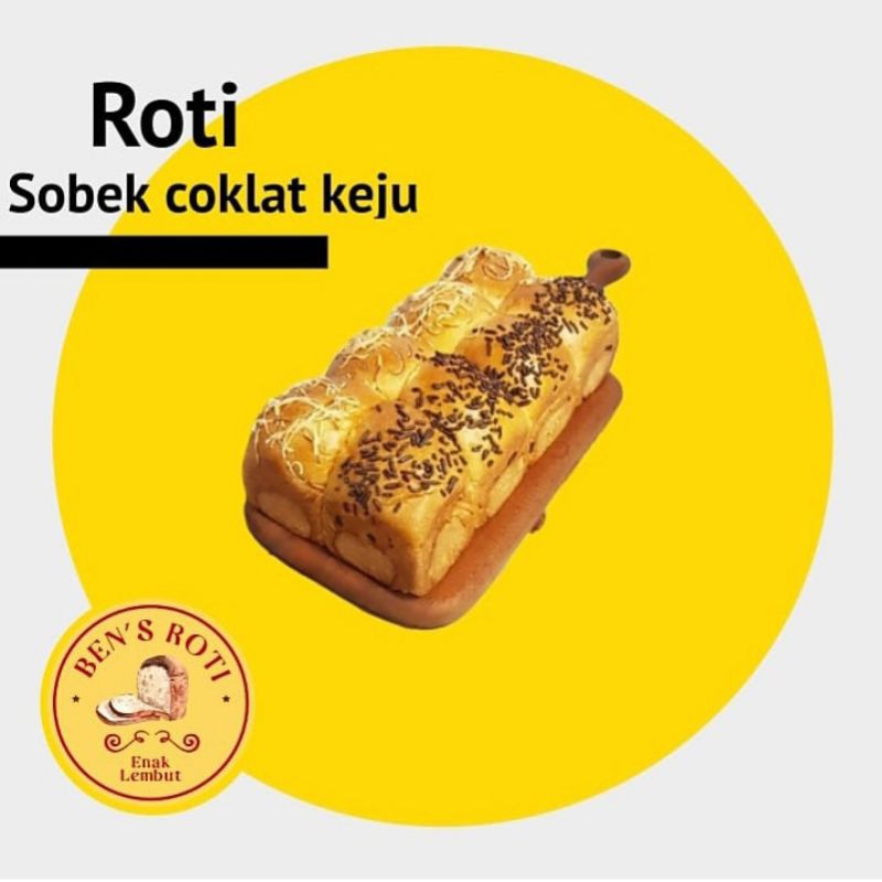 

Roti sobek coklat keju spesial