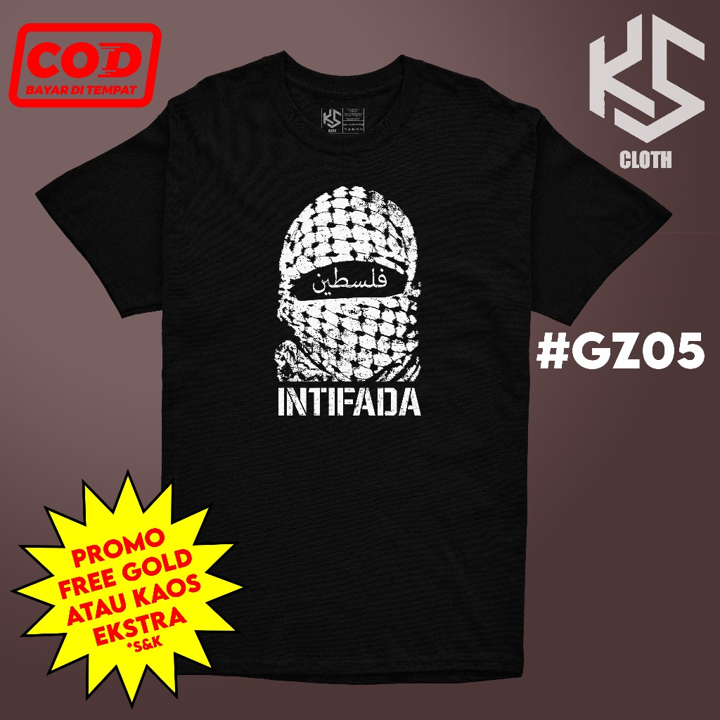 Kaos Oblong / Kaos Palestina / Kaos Keren