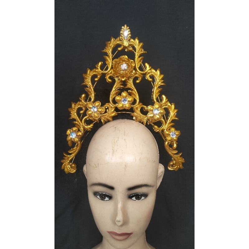 Mahkota Hanawa/ Mahkota murah/ aksesoris tari/ mahkota jaipong/ mahkota karnaval