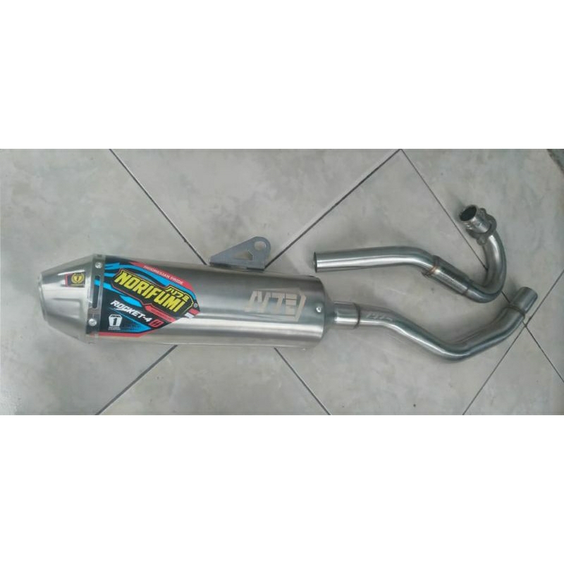 Knalpot Norifumi Rocket4-1 stainless
