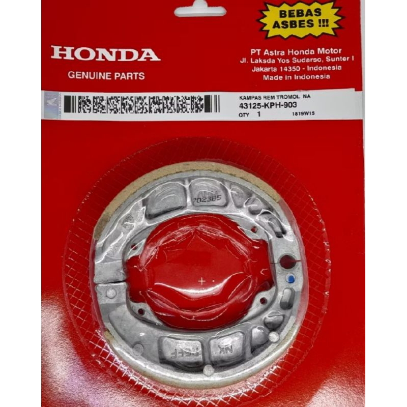 kampas rem belakang motor supra x 125 KPH