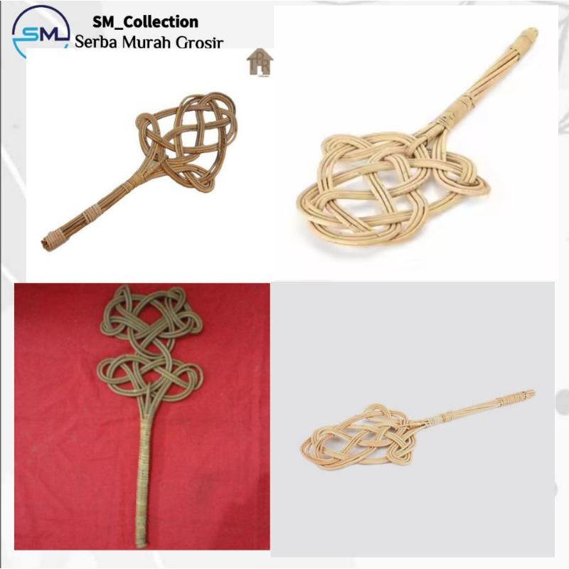 Pemukul kasur rotan/raket kasur tradisional/gebukan kasur pembersih debu kasur/Tebah kasur rotan/pen