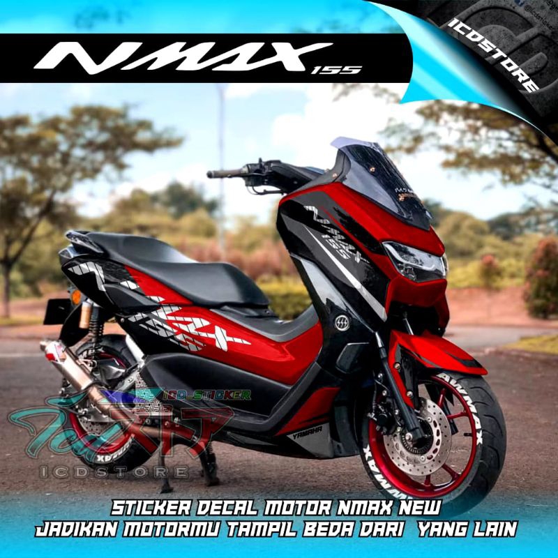 Sticker Decal Nmax New 2020-2021 Full Body Motif Grafis - Sticker Nmax New 2020-2021 / Bisa Custom