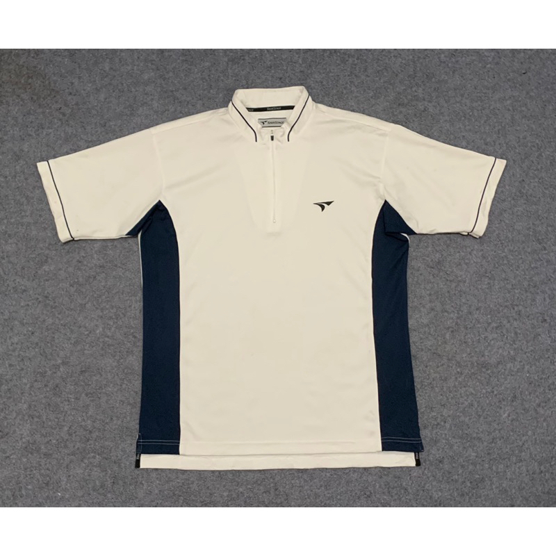 Tour Stage zipper black white golf shirt