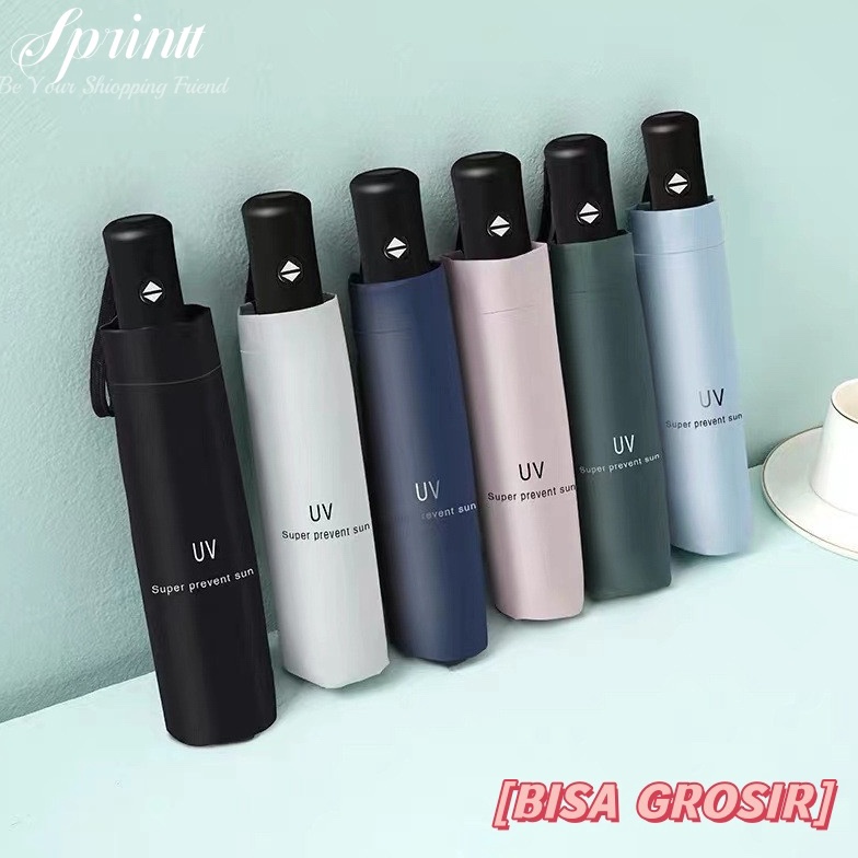 New Payung Lipat Manual Anti UV Payung Grosir Murah Payung Ajaib Motif