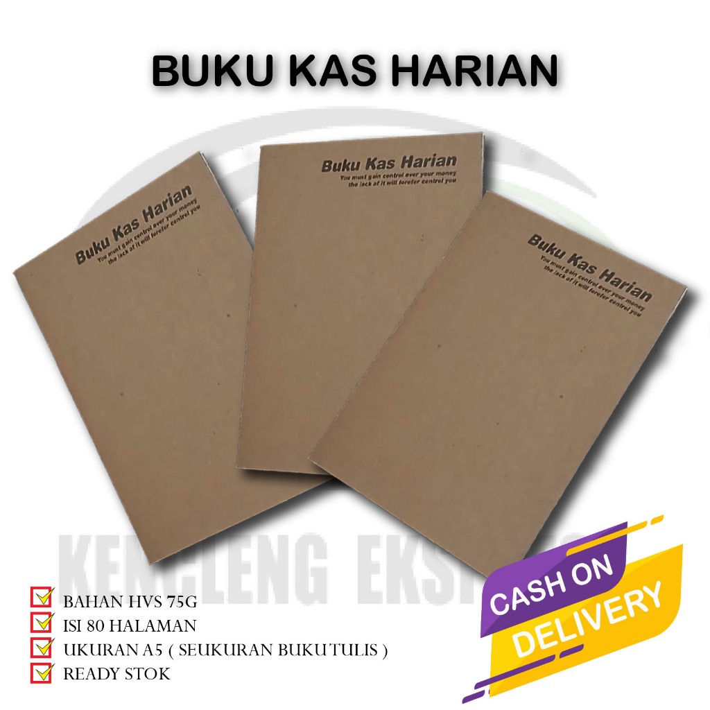 

BUKU KAS HARIAN MURAH A5 SIMPLE READY STOK