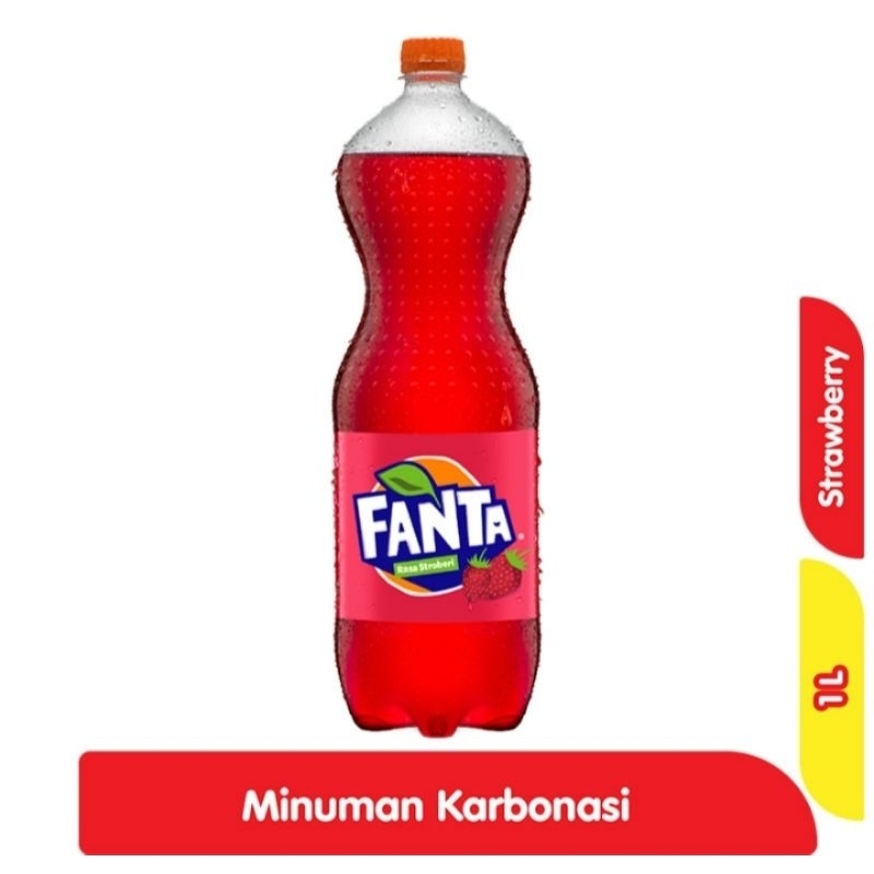 

Fanta Minuman Soda Rasa Stroberi Botol 1L