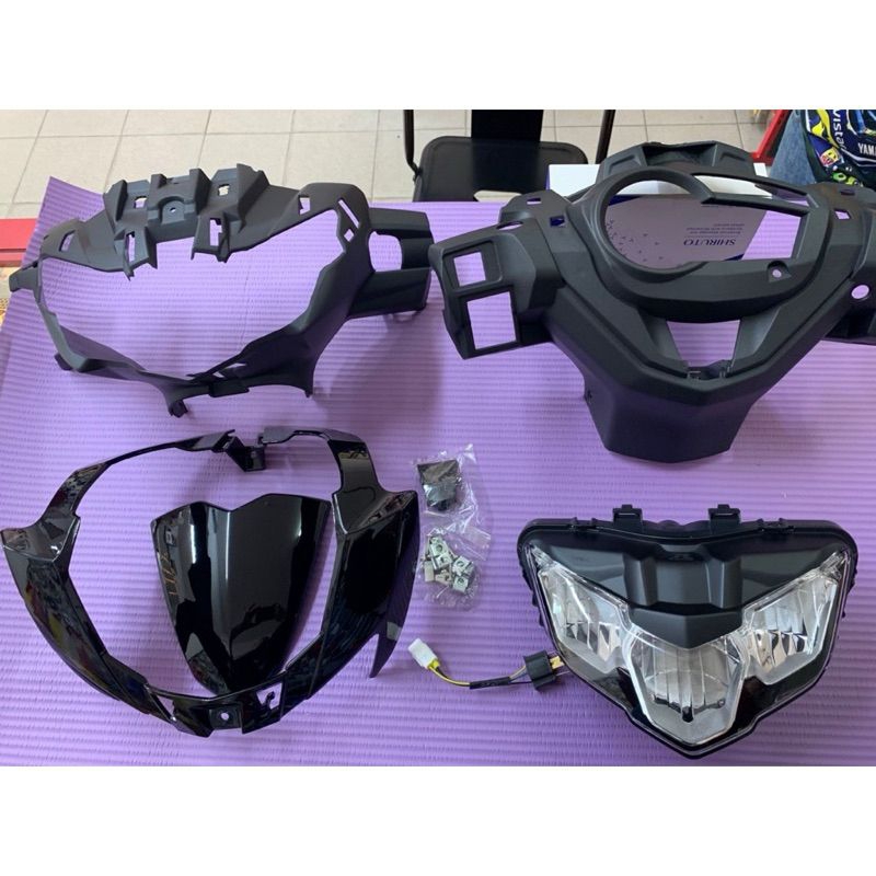 Batok lampu Convert mx king v1 ke v2 speedo tetap v1 fullset pnp