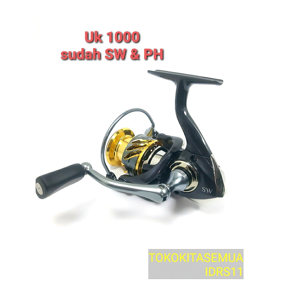 Reel Pancing Spinning Casting Ukuran 1000 sudah SW FW IDRS11