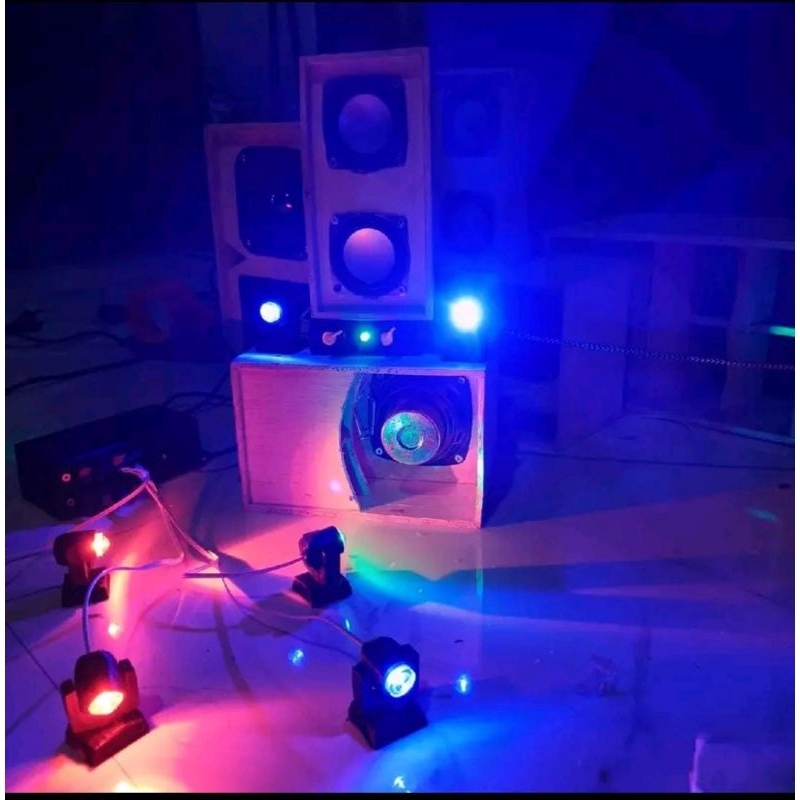 miniatur lighting sound system lampu bem