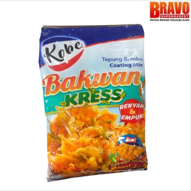 

Kobe Tepung Bumbu Bakwan Kress 70gr - Renyah dan Empuk