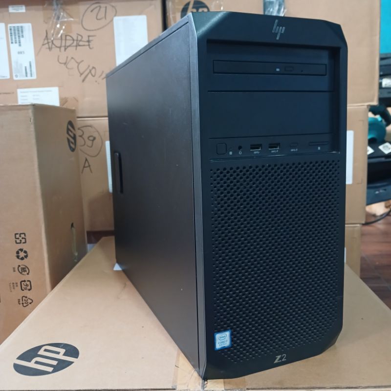 HP Z2 Tower PC Server Core i7-9700 Ram 32 Gb Ssd 256 Gb Hardisk 1 Tb Vga 6 Gb 2060 Ti Full Box