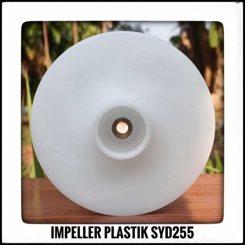 Impeller plastik pompa air Sanyo SYD255