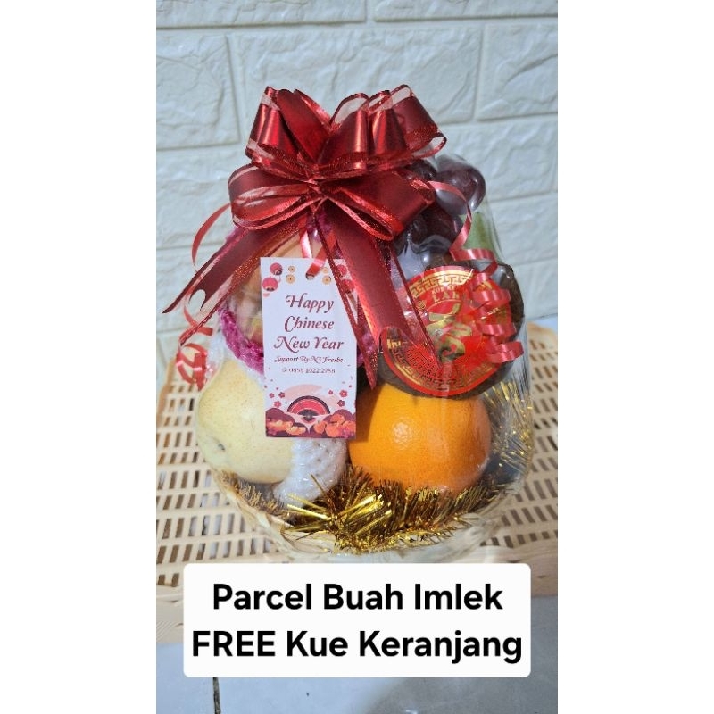 

Parcel Buah Segar Keranjang Jinjing Bambu Free Kartu Ucapan