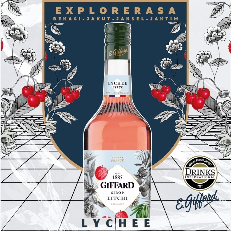 

Giffard syrup rasa Lychee 1liter