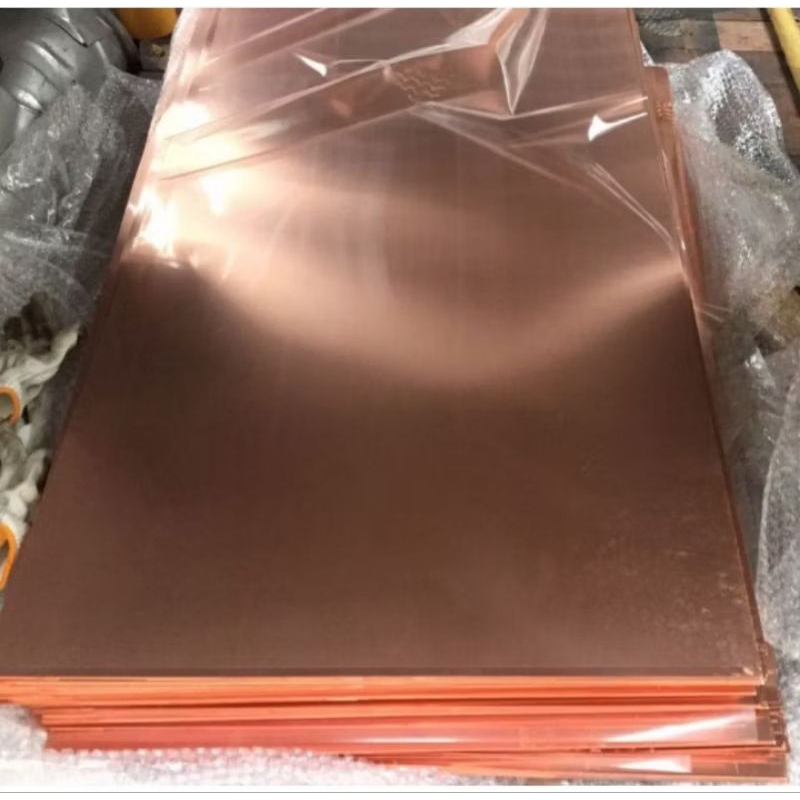 plat tembaga 2mm x 200mm x 460mm plat tembaga murni plat tembaga potongan