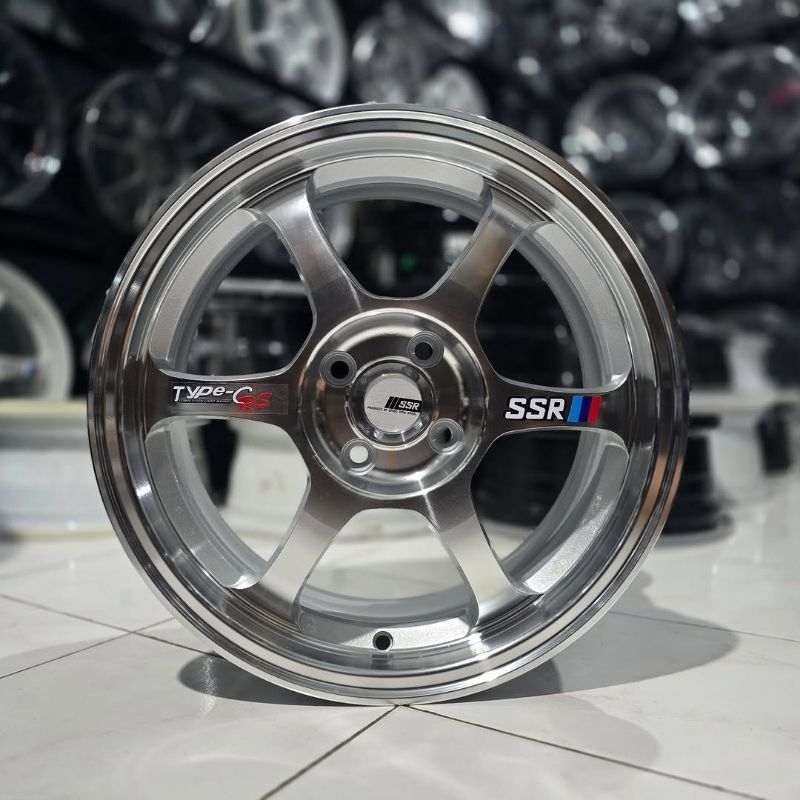 velg racing ring 16 SSR TYPE C LEBAR 7 ET 40 velg mobil r16 velg brio jazz city freed vios yaris agy