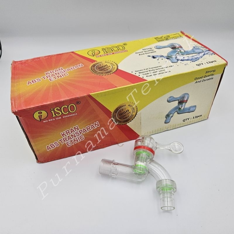 Kran Air Isco Transparant 1/2" Kran Isco Bening 1/2 Inc