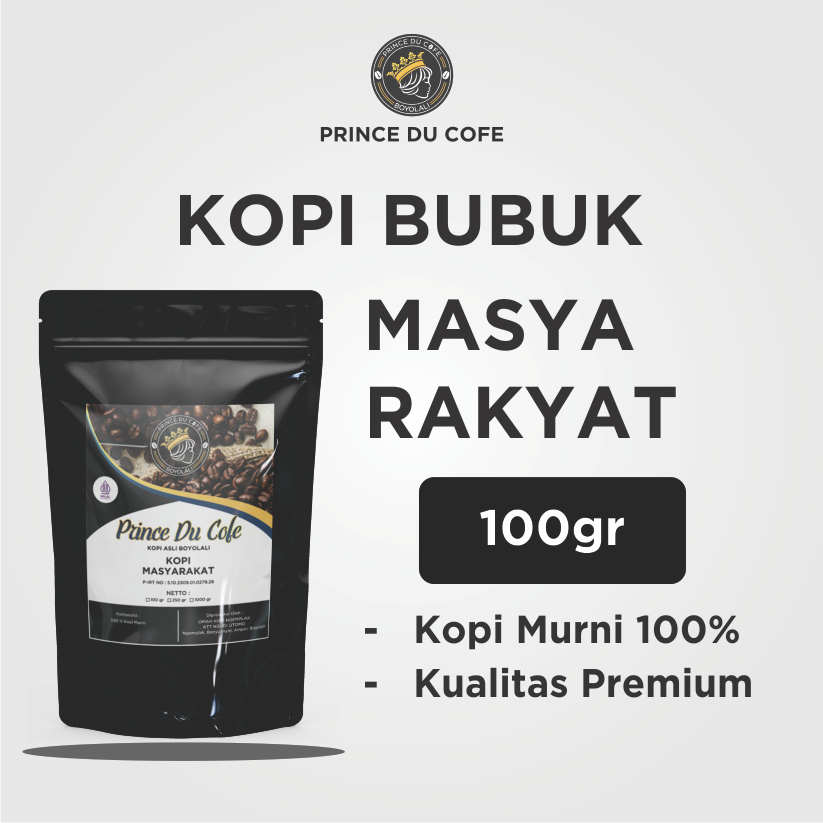 

Kopi Hitam Masyarakat Kopi Bubuk Enak 100gr