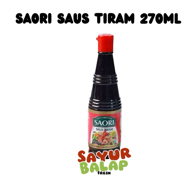 

Saori Saus Tiram 270ml Saori Saos Tiram Besar Saori