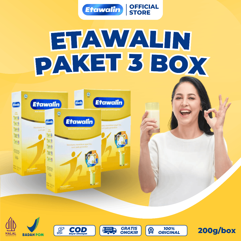 

Etawalin 3 Box - Susu Kambing Etawa Original Sembuhkan Nyeri Sendi