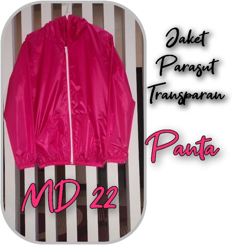 jaket semi transparan /jaket trend Korea /jaket senam/ jaket trampolin