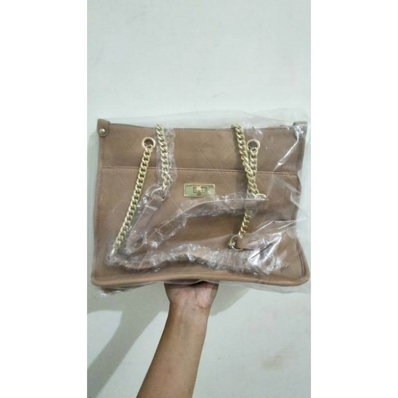 Preloved Tas Tangan Handbag Wanita Kulit Elizabeth