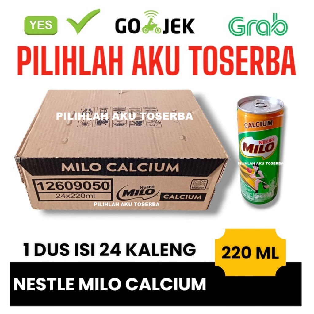 

Susu Milo Kaleng Coklat NUTRI UP CALCIUM - 220 ml (1 dus isi 24 can)