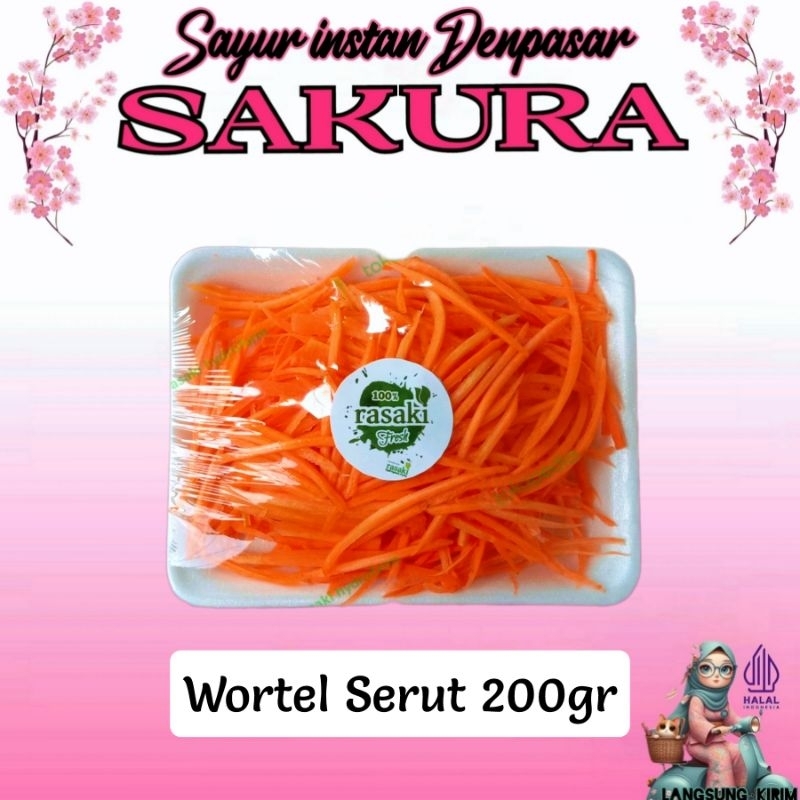 

Wortel Serut fresh 200gr _ Sakura
