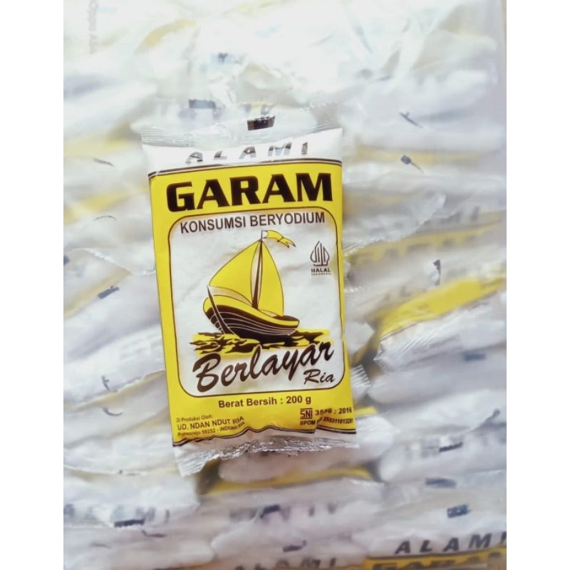 

garam berlayar ria 200gr 5pcs