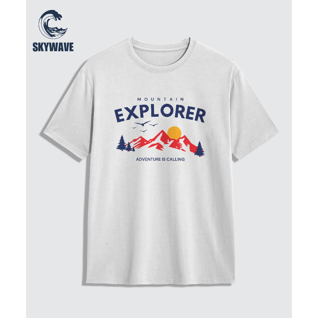 Skywave T-Shirt Explorer pegunungan Putih